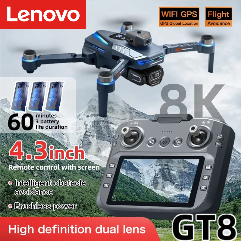 Drone Thermal Imaging - โดรน Lenovo GT8 8K ระดับมืออาชีพ กล้องคู่