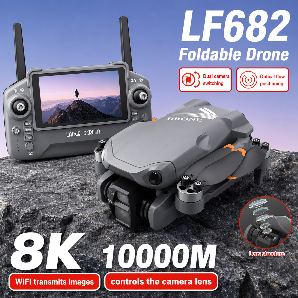 Dji Drone Mini 3 - โดรนถ่ายภาพทางอากาศ LF682 8K HD กล้องคู่ GPS