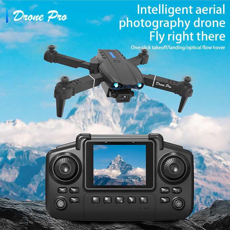 Drone Photogrammetry - E99 Airหน้าจอควบคุมDrone Professionalกว้างRC Dron HD 4Kกล้องพับเฮลิคอปเตอร์เครื่องบินQuadcopter