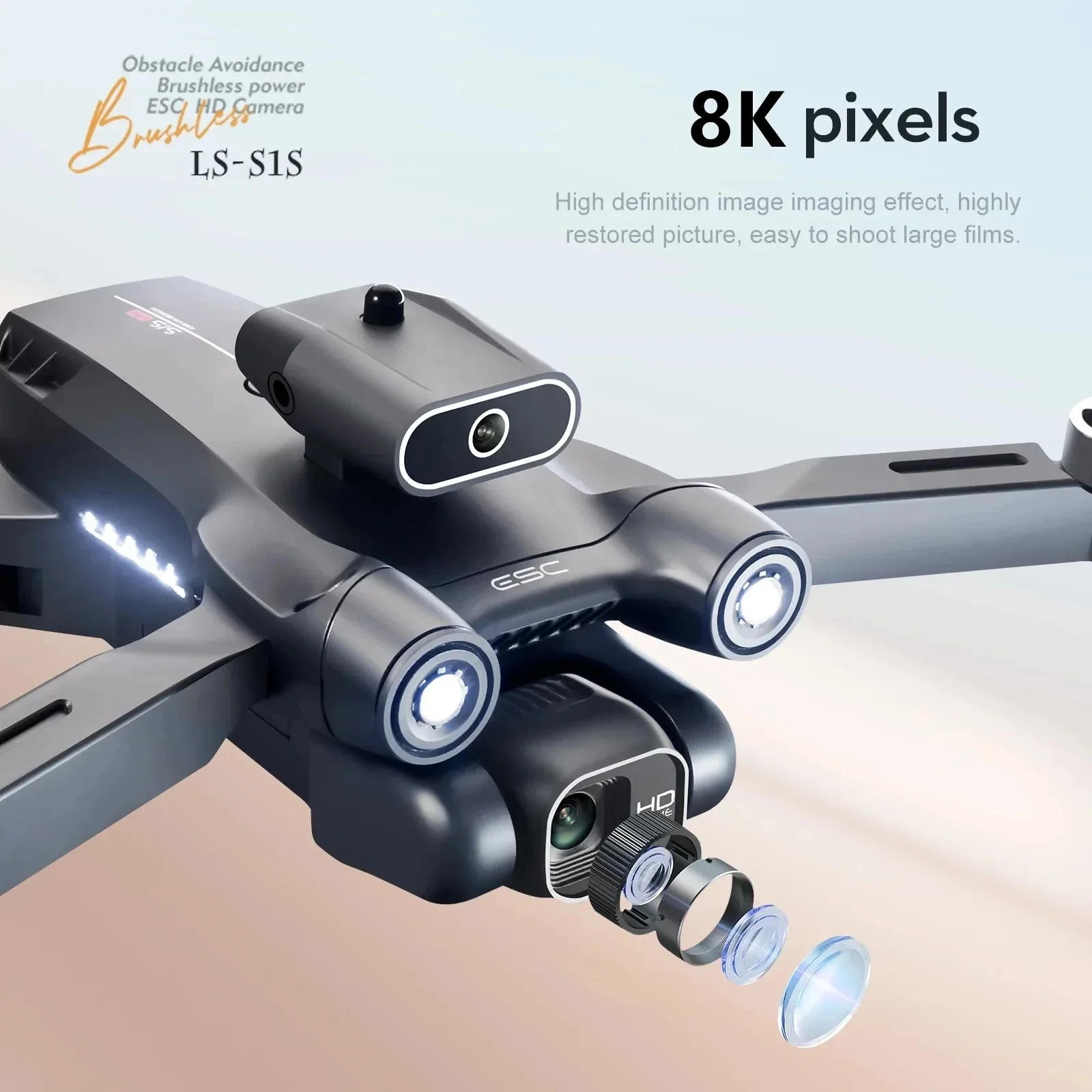 โดรนติด GPS 5G S1S ใหม่กล้องโด - Drone Photogrammetry บทวิจารณ์และราคา