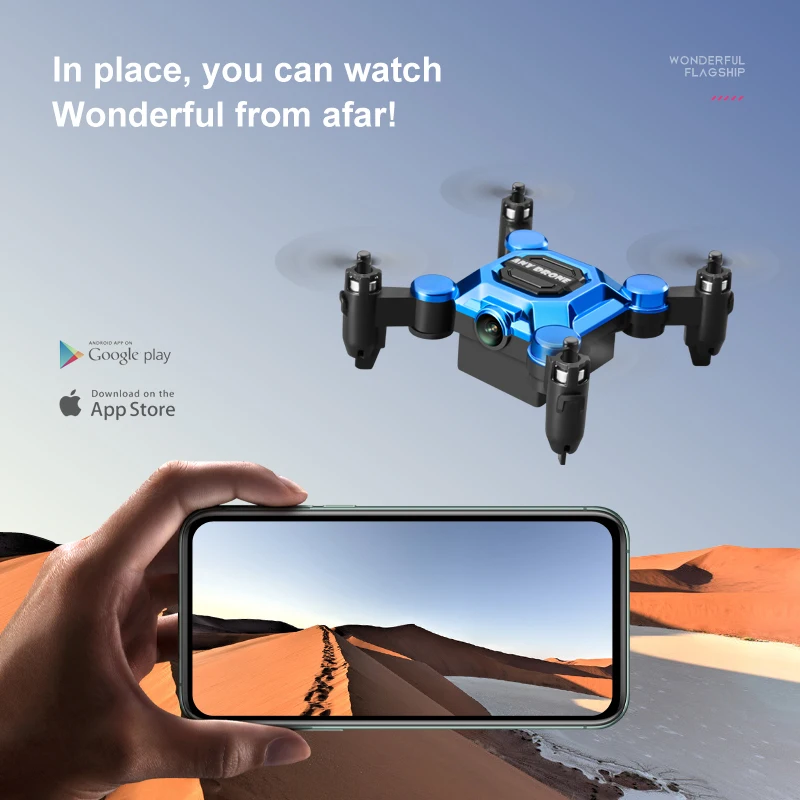 โดรน K04 มินิ พับเก็บได้ โดรนถ - Drone Multispectral บทวิจารณ์และราคา
