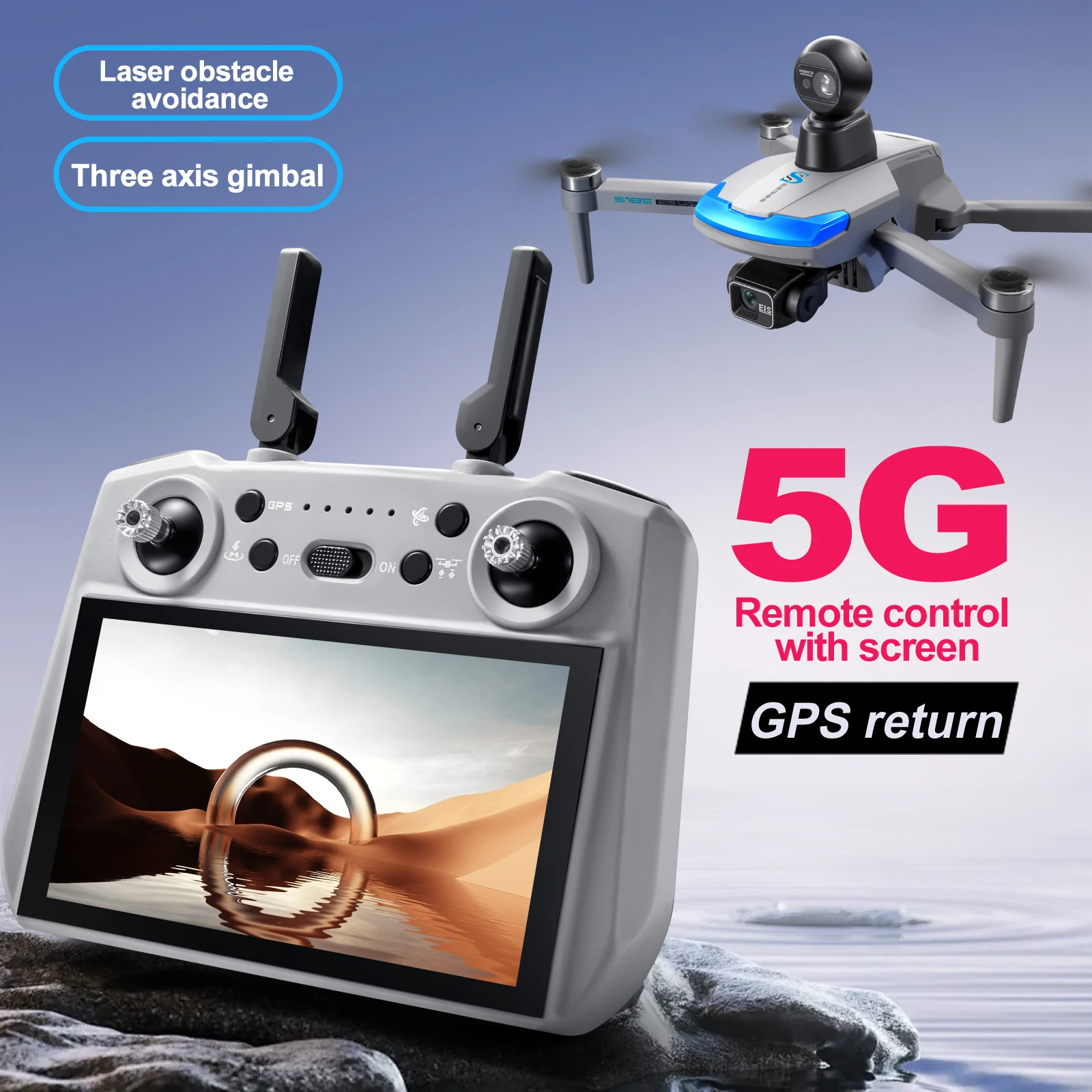 S185 Professional Drone 2.7K H - Drone Photogrammetry บทวิจารณ์และราคา