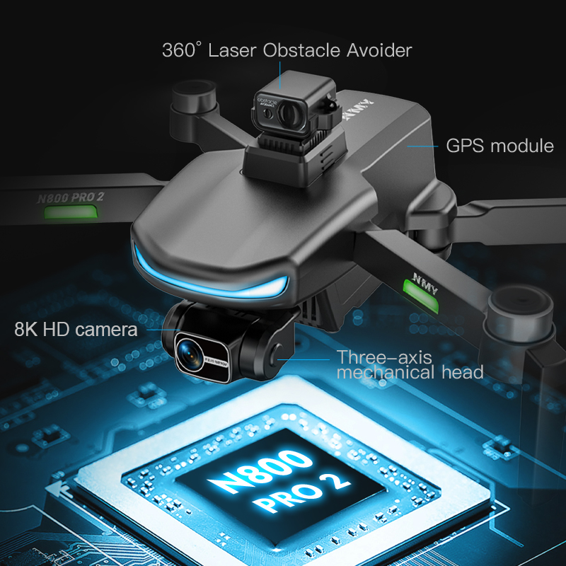 โดรน N800 PRO 2 GPS ระดับมืออา - Drone Photogrammetry บทวิจารณ์และราคา
