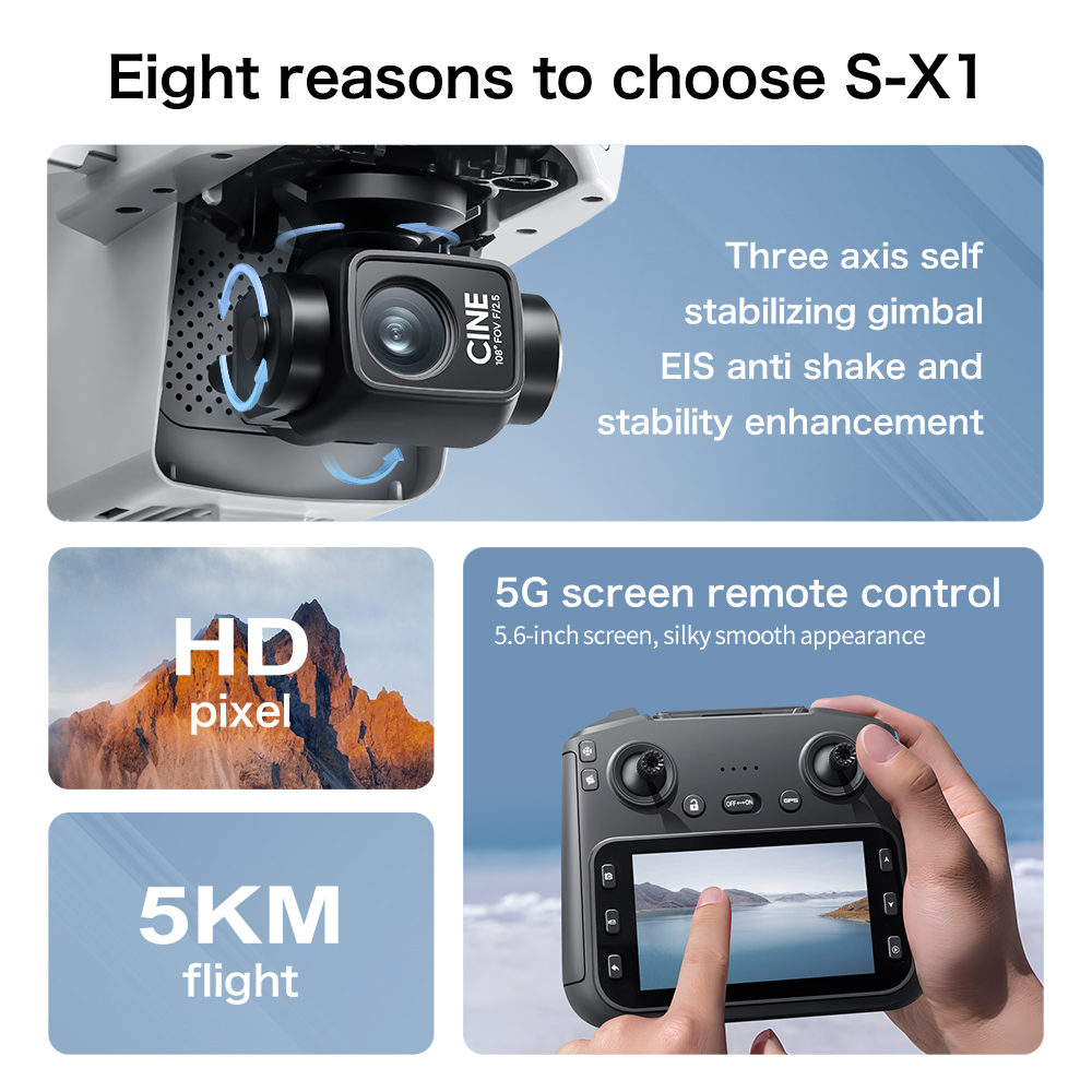 โดรน Lenovo S-X1 MAX GPS พร้อม - Drone Thermal Imaging บทวิจารณ์และราคา