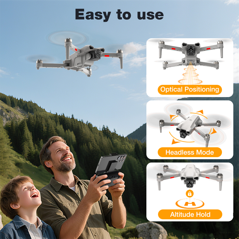 โดรนรุ่นใหม่ L017 Pro Brushles - Drone Photogrammetry บทวิจารณ์และราคา
